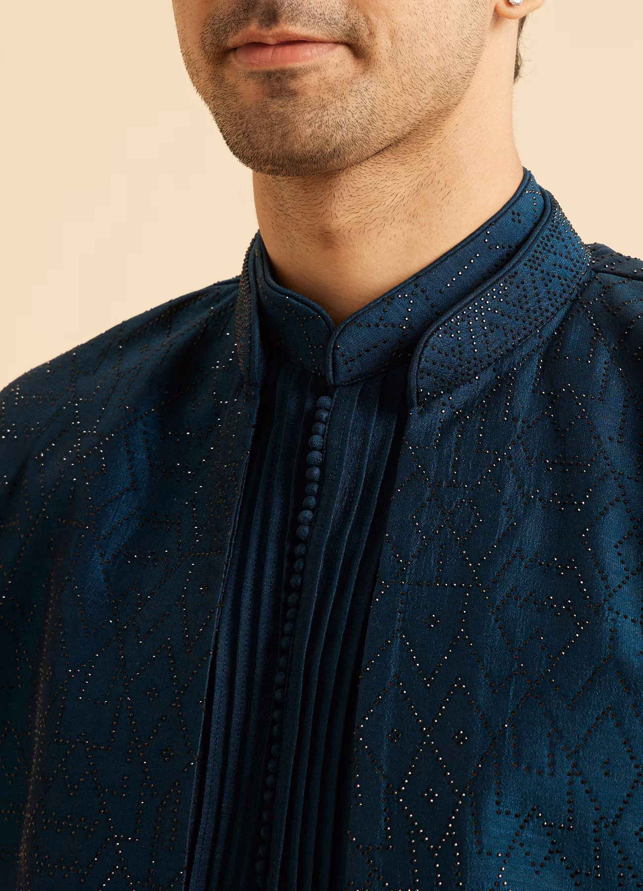 Teal Blue Opulence Indo Western - Image 2